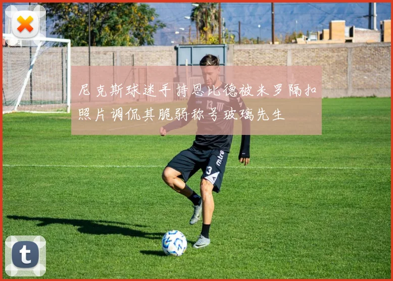 尼克斯球迷手持恩比德被米罗隔扣照片调侃其脆弱称号玻璃先生